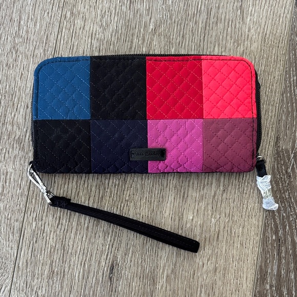 Vera Bradley Handbags - Vera Bradley Iconic RFID Accordion Wristlet - “Winter Patchwork” design - NWT